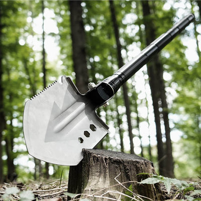 25 in 1 Survival Multi-Tool Shovel Kit
