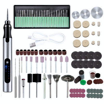 Stylo de gravure électrique sans fil DIY 182 pièces