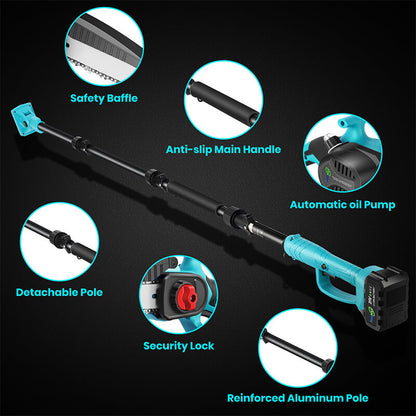 2 in 1 chainsaw with pole saw kit structure itoolmax