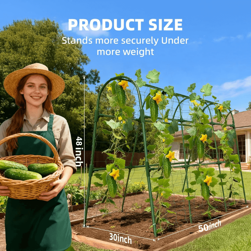 itoolmax 50inches garden cucumber trellis