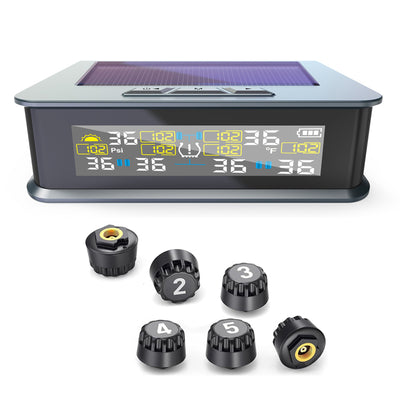 6-wheeled Solar Tire Pressure Monitoring System