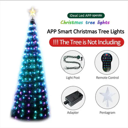 Soilse Crann Nollag Rialaithe APP DIY Saincheaptha