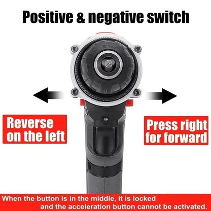Perceuse à percussion électrique avec 2 batteries