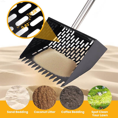 Metal Coop Shovel for Sand