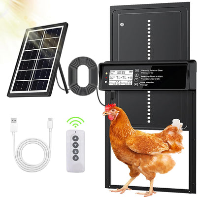 Solar Chicken Coop Door