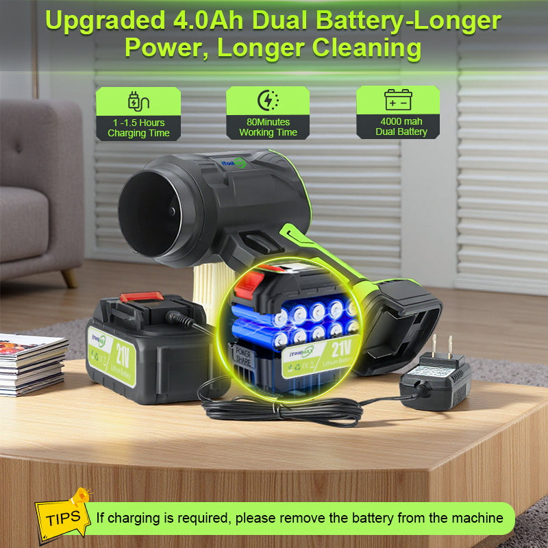 cordless battery leaf blower pro itoolmax