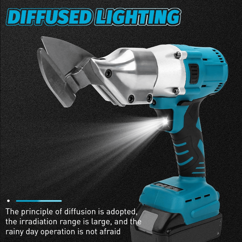 itoolmax cordless electric metal shear led light