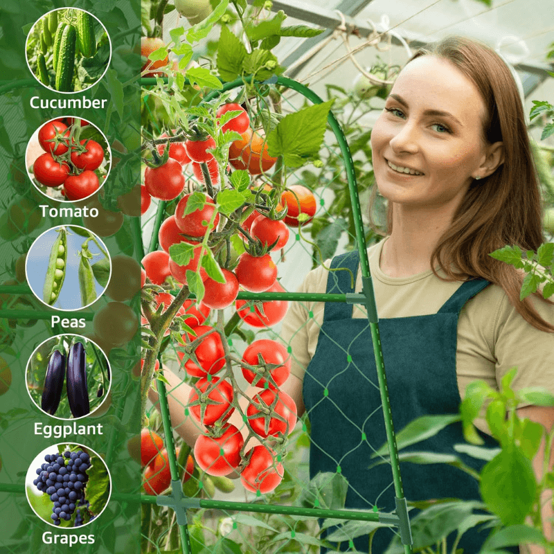 itoolmax garden cucumber trellis for tomato peas grapes