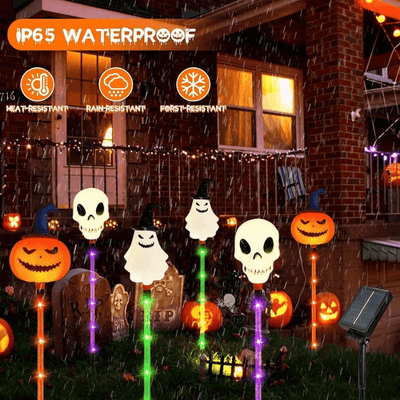 halloween solar ground lights outdoor itoolmax