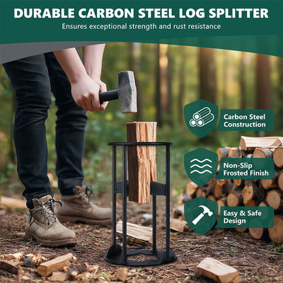 kinding firewood splitter with cross blade Safety itoolmax
