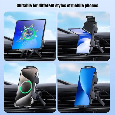 iToolMax 2 in 1 smart wireless car charger phone holder phones