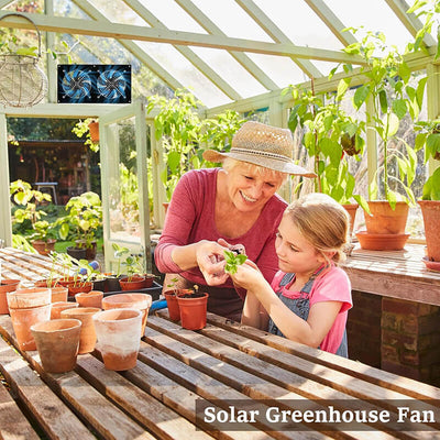iToolMax 25W Solar Exhaust Fans