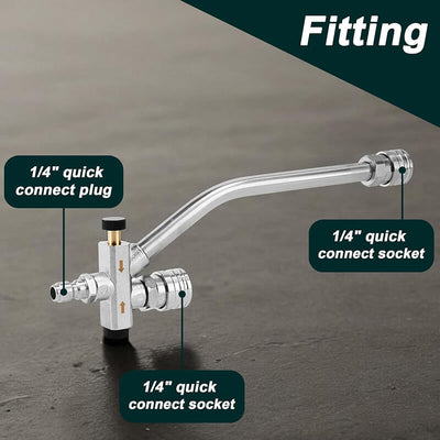 iToolMax 2 in 1 Connector Foam Cannon Pressure Washer Gun