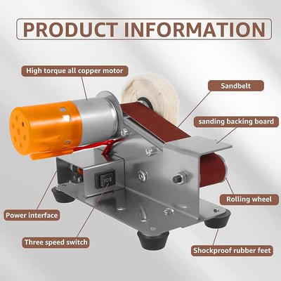 iToolMax 3 in 1 Electric Mini Belt Sander
