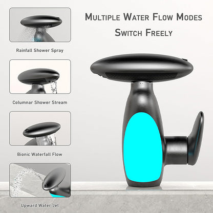 iToolMax Bathroom Pull-Out Faucet with LED Light