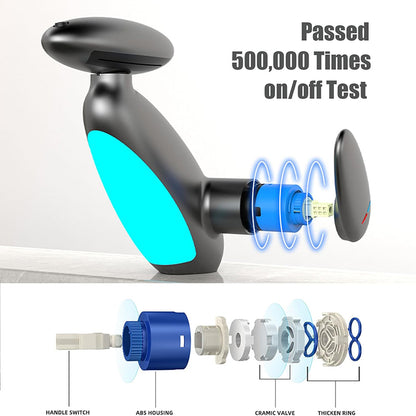 iToolMax Bathroom Pull-Out Faucet with LED Light