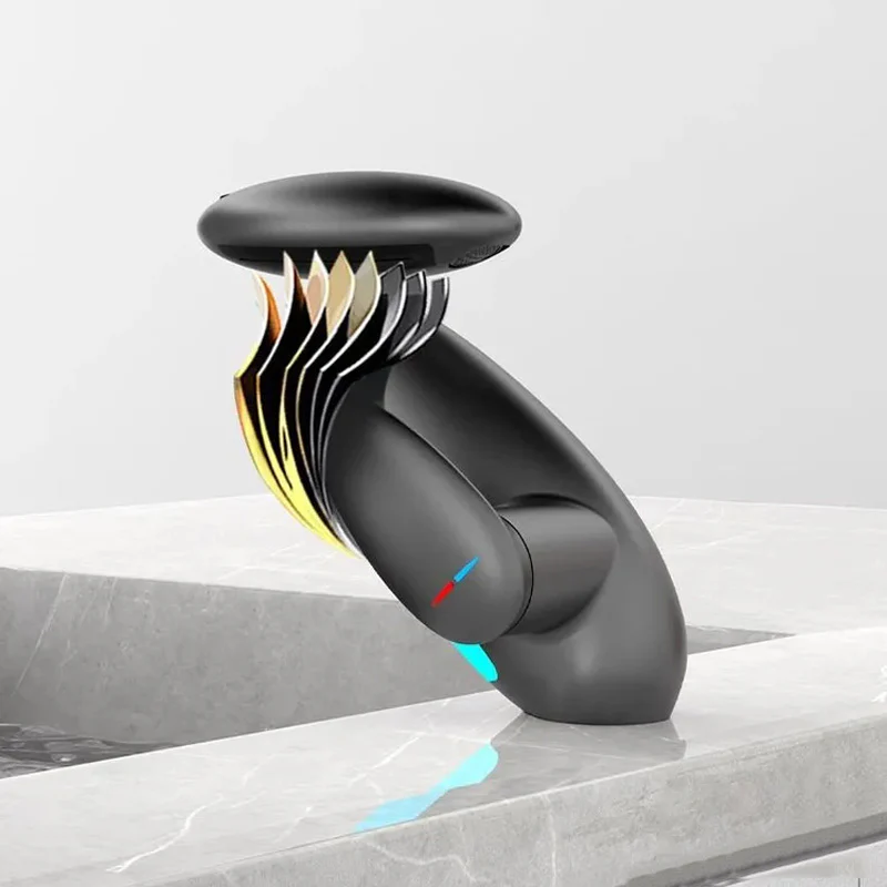iToolMax Bathroom Pull-Out Faucet with LED Light