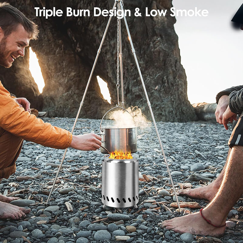 iToolMax Smokeless Portable Tabletop Fire Pit