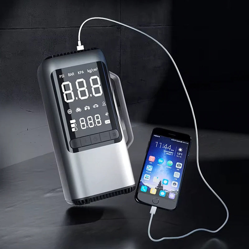 Designed with two USB output ports (5V/3A) and (5V/2.1A), the quick charge 3.0 USB port can fully charge your mobile phones, tablets and other mobile devices at the fastest speed.