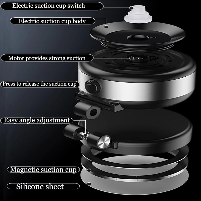 iToolMax Electric Vacuum Magnetic Car Phone Holder
