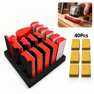 itoolmax 16pcs hand sanding block set product