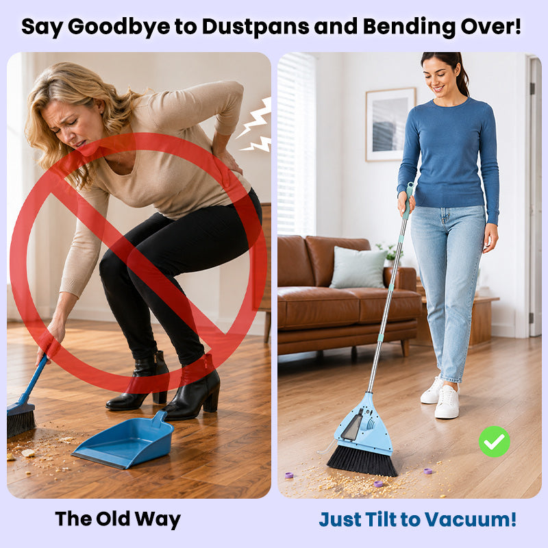 itoolmax 2 in 1 cordless electric broom vacuum no bending