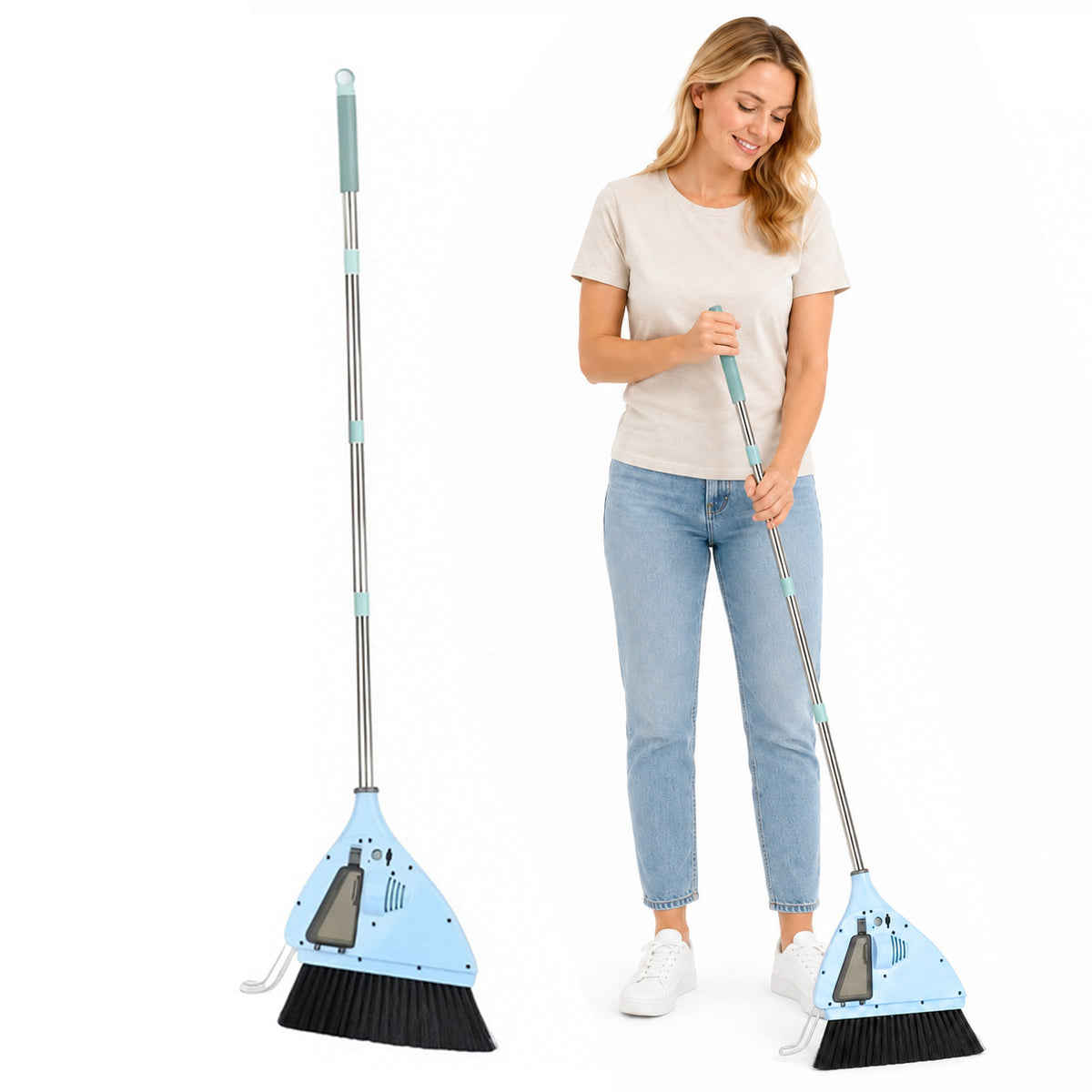 itoolmax 2 in 1 cordless electric broom vacuum product