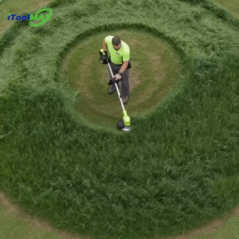 itoolmax 3 in 1 cordless grass trimmer application