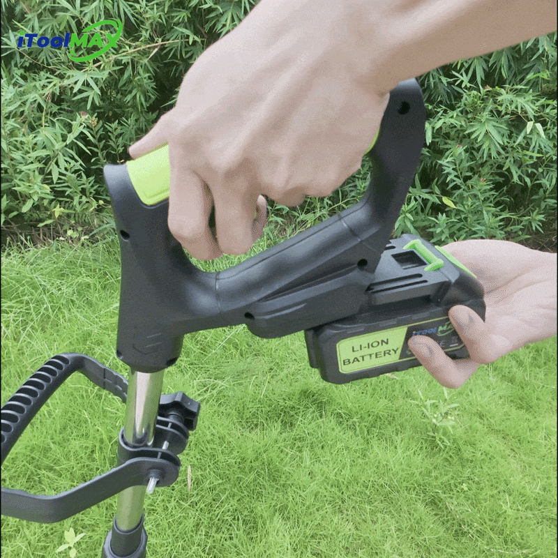 itoolmax 3 in 1 cordless grass trimmer how to use