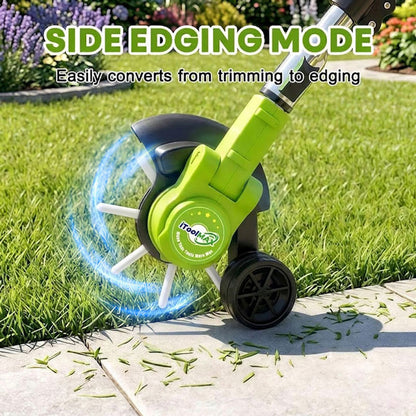 itoolmax 3 in 1 cordless weed eater side wheel modes
