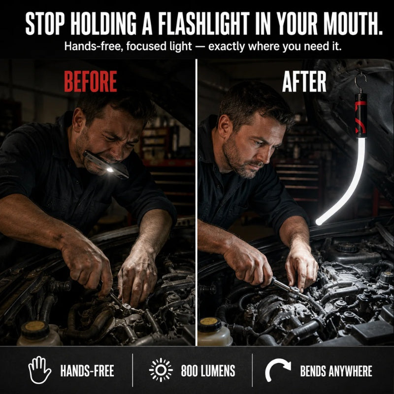 itoolmax 30 inch flexible led light hands free
