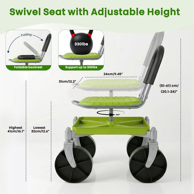 itoolmax 360 swivel seat adjustable hight