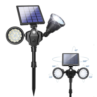 itoolmax 600lm adjustable solar outdoor spotlight
