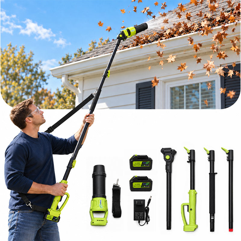 iToolMax 7.8 FT Adjustable Pole Leaf Blower