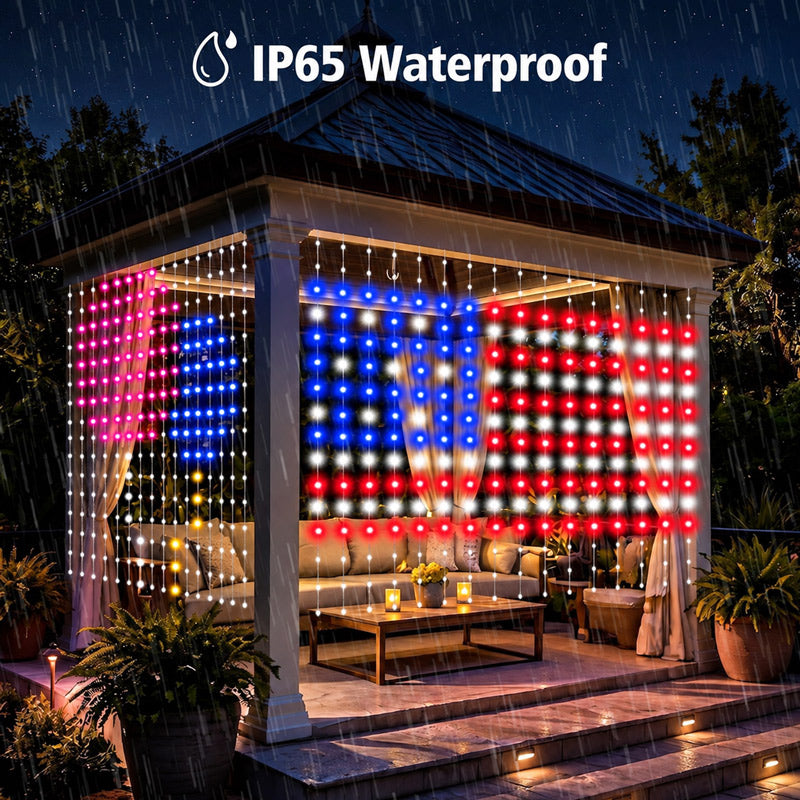 itoolmax diy smart led curtain sync lights product waterproof