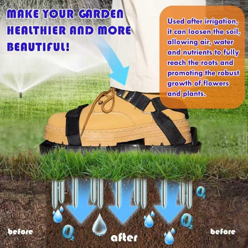 itoolmax double lawn aerator shoes make your garden healthier