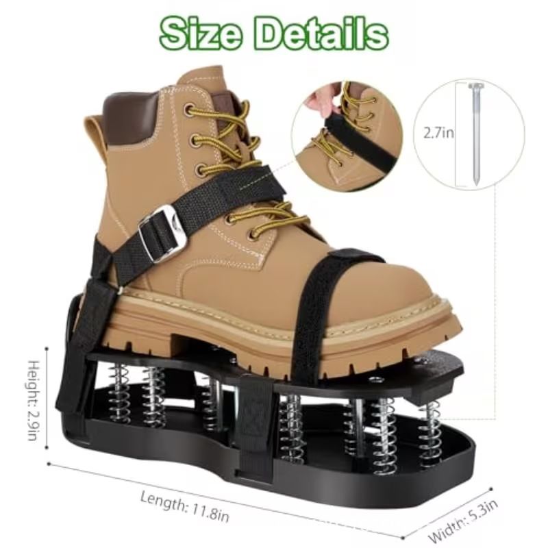 itoolmax double lawn aerator shoes size details