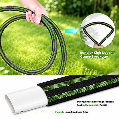 itoolmax flat soaker hose can bend