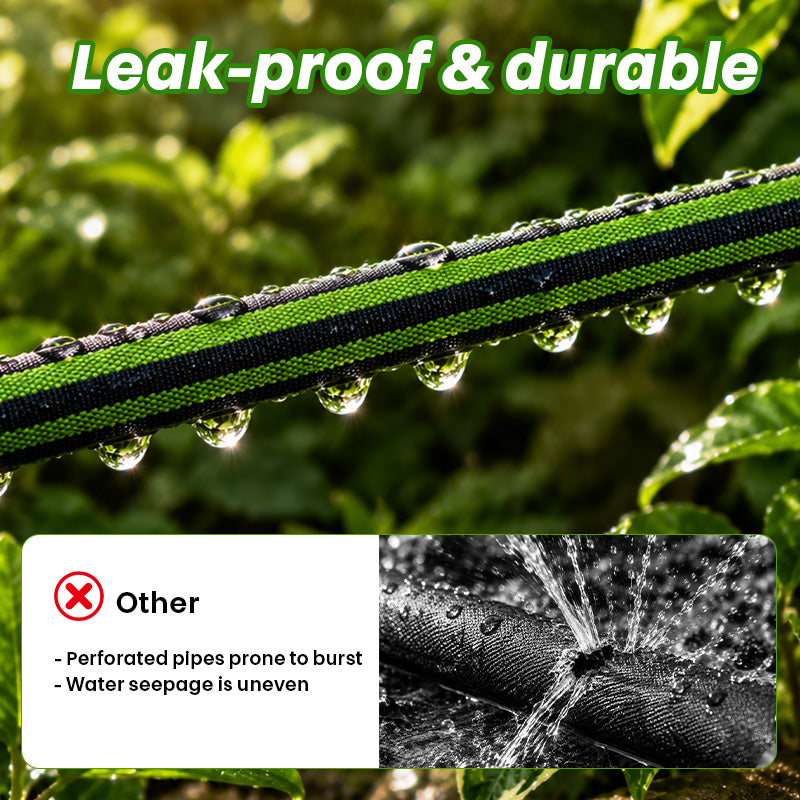 itoolmax flat soaker hose leak proof