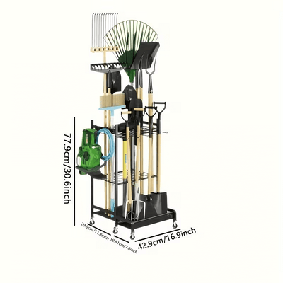 itoolmax best garden tool organizer on wheels