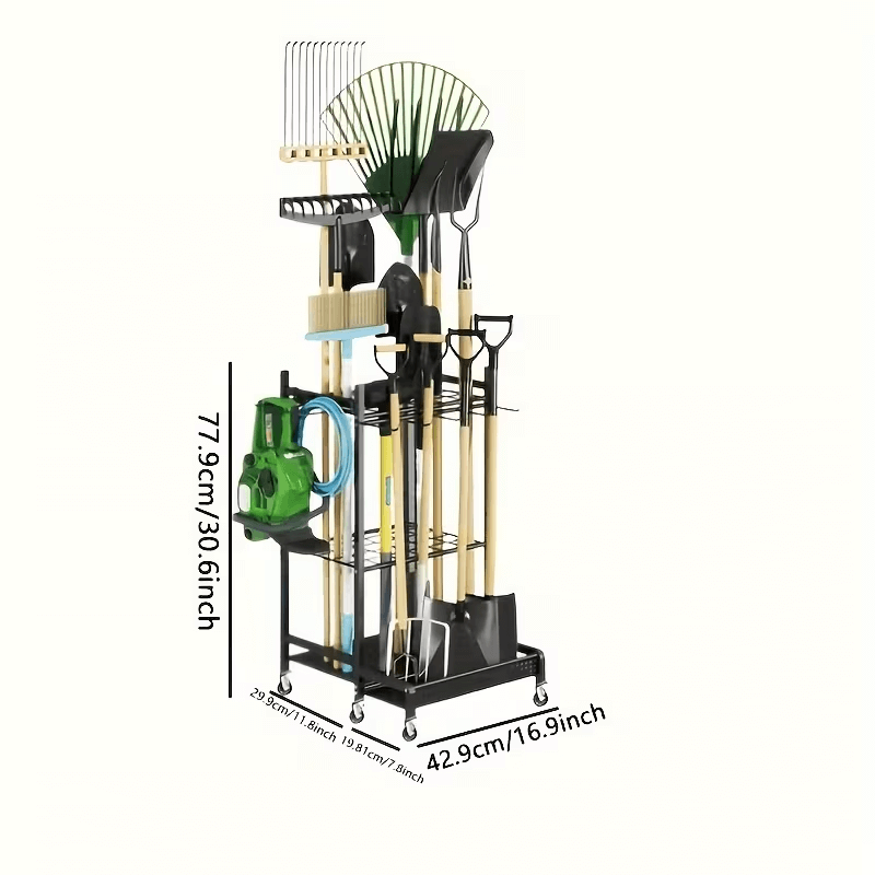 itoolmax best garden tool organizer on wheels