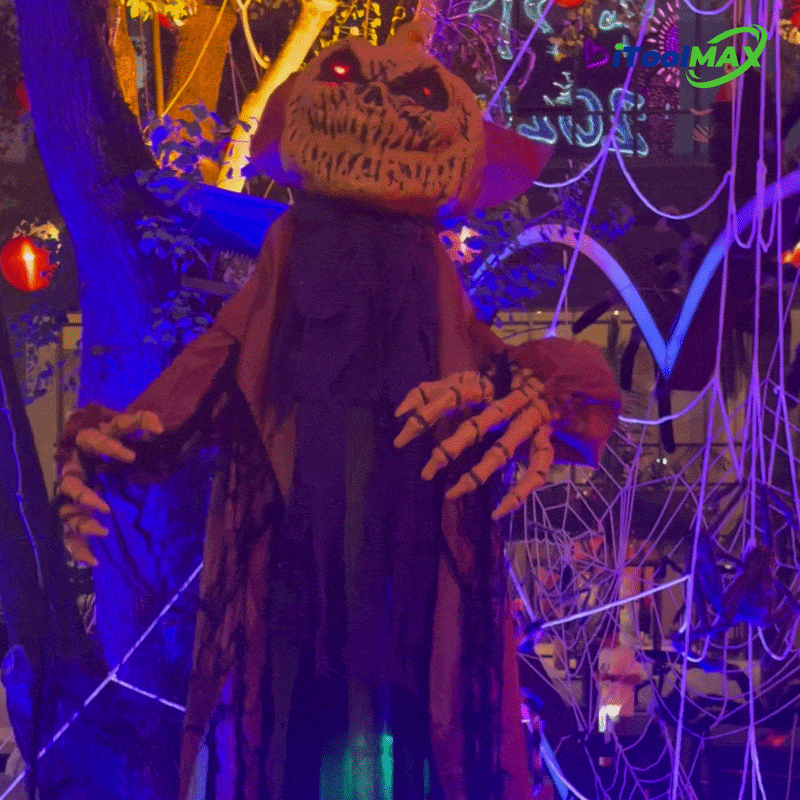 itoolmax halloween animatronics pumpkin gif