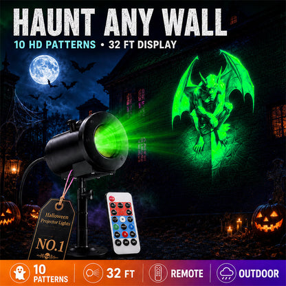 itoolmax halloween projector lights product with 10 patterns