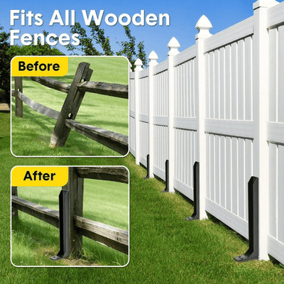 itoolmax heavy duty fence post repair kit fit all wooden fences