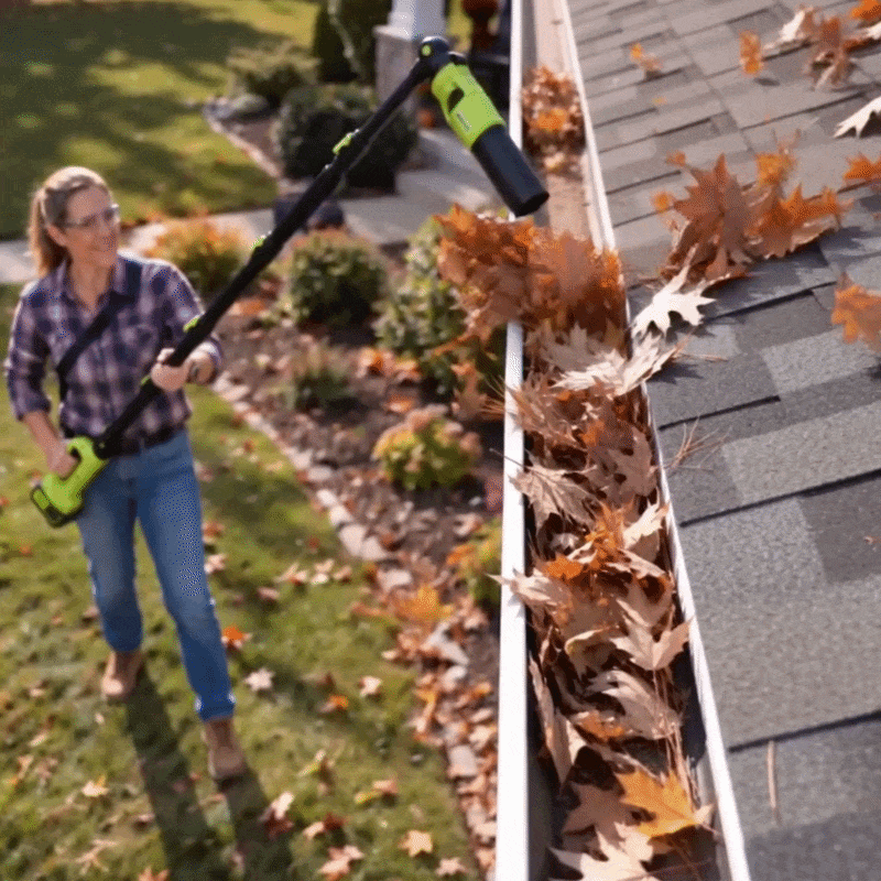 itoolmax leaf blower for gutter cleaning gif