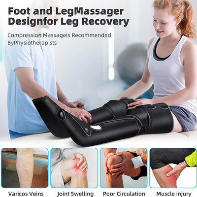 itoolmax leg and foot massage design for leg recovery