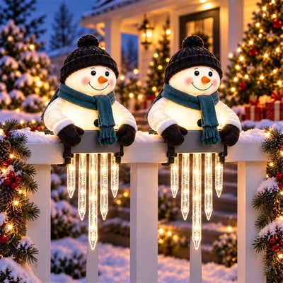 itoolmax light up snowman christmas icicle light classic 2pcs