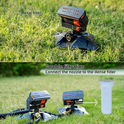 itoolmax oscillating sprinkler double filtration