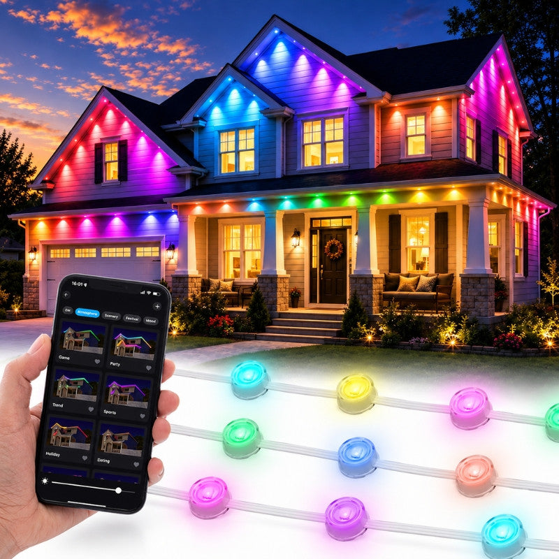 itoolmax rgbic permanent outdoor lights main picture