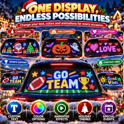 itoolmax smart christmas led pixel display more designs